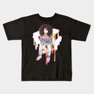 Favorite Laces Lisa Left Eye Lopez Kids T-Shirt